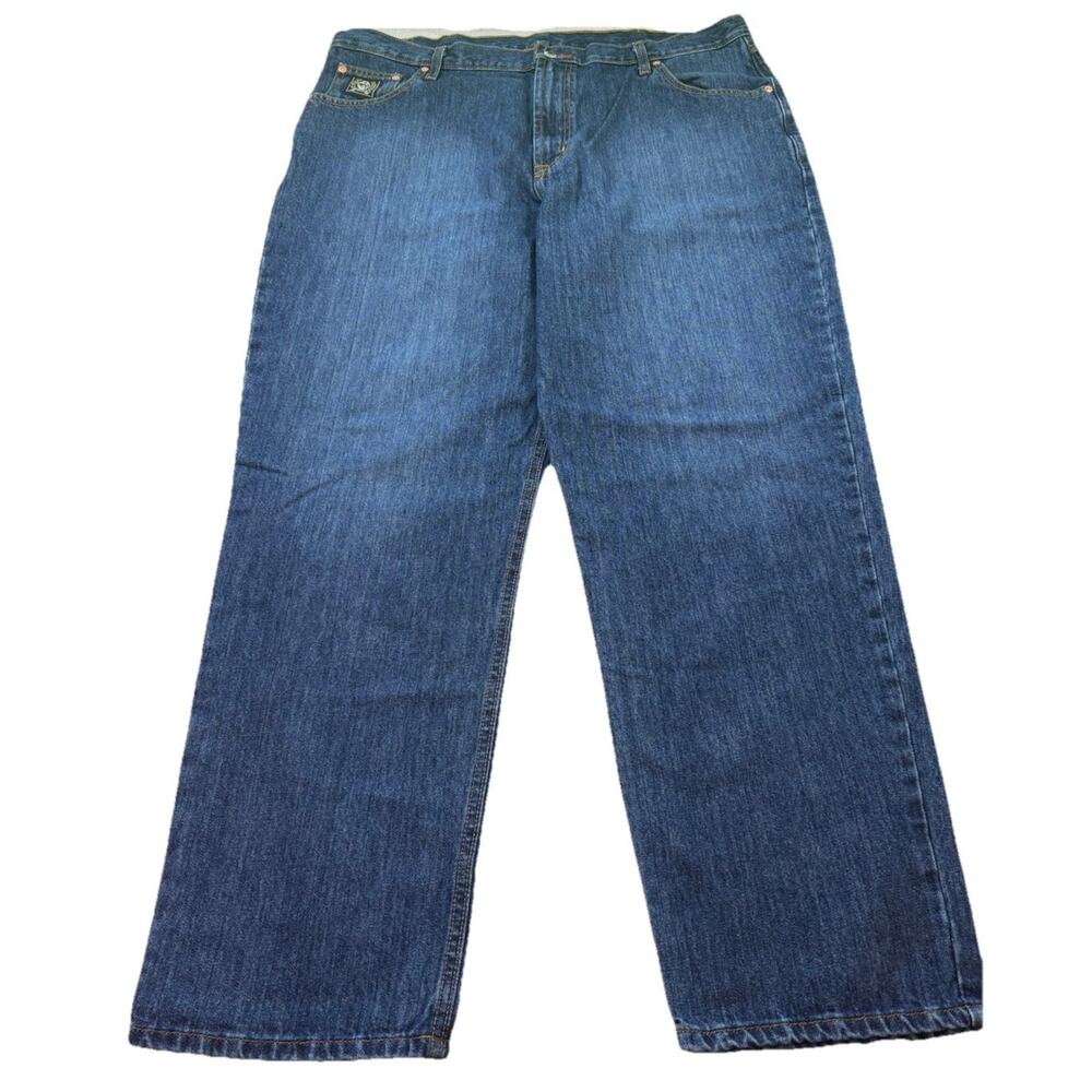 Cinch Men’s Black Label Western Jeans Dark Wash Cowboy Rodeo Size 40x32
